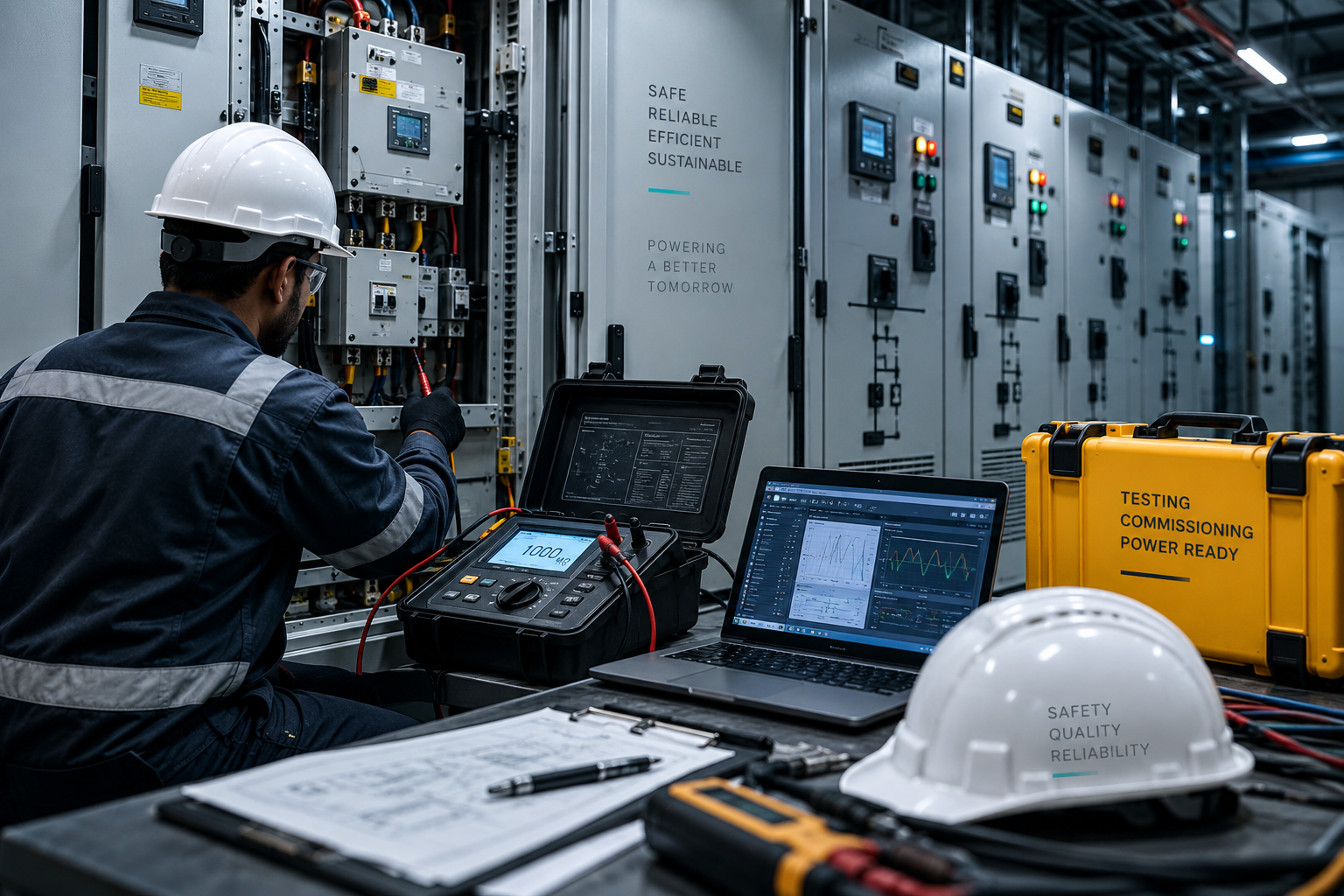 Electrical testing and commissioning instruments